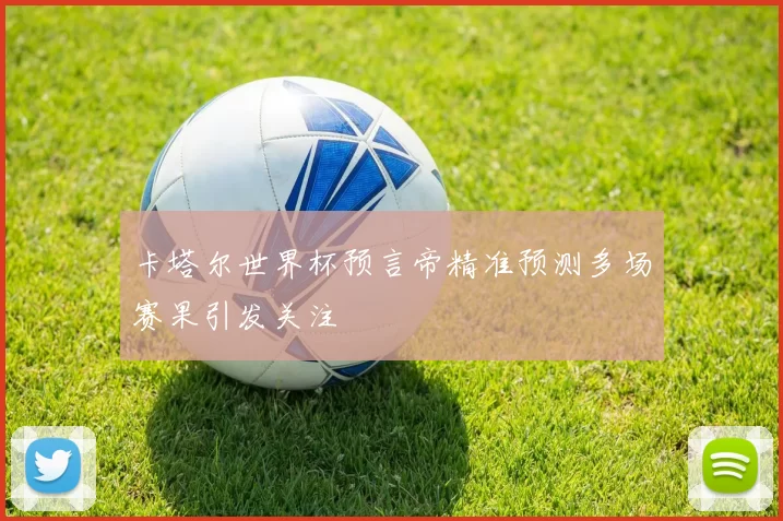 卡塔尔世界杯预言帝精准预测多场赛果引发关注