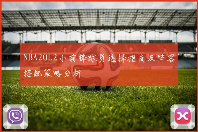 NBA2OL2小前锋球员选择指南及阵容搭配策略分析