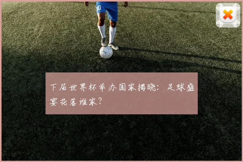 下届世界杯举办国家揭晓：足球盛宴花落谁家？